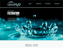 Tablet Screenshot of idealh2o.net