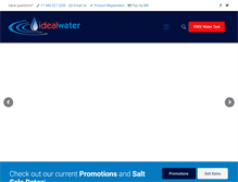 Tablet Screenshot of idealh2o.com